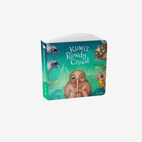 Kuwi's Rowdy Crowd Board Book-Illustrated Publishing-Matakana Pharmacy